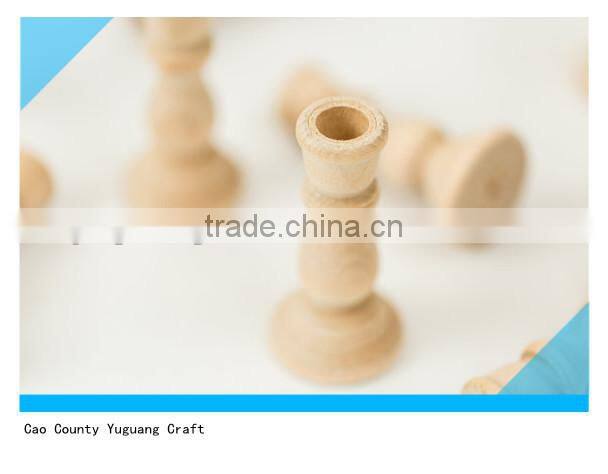3 inch tall Unfinished Wooden Candle Holders for wedding decor