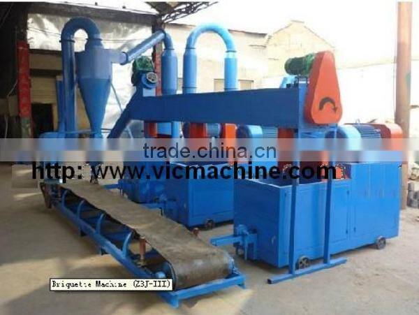 BBQ making ZBJ-III briquette machine /straw briquette machine best price