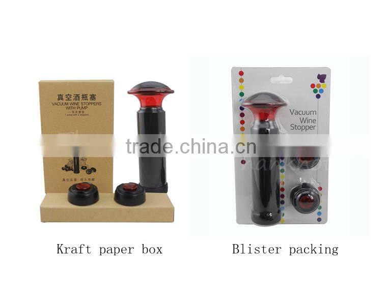 pumpable vacuum stopper bouchon useful burgundy