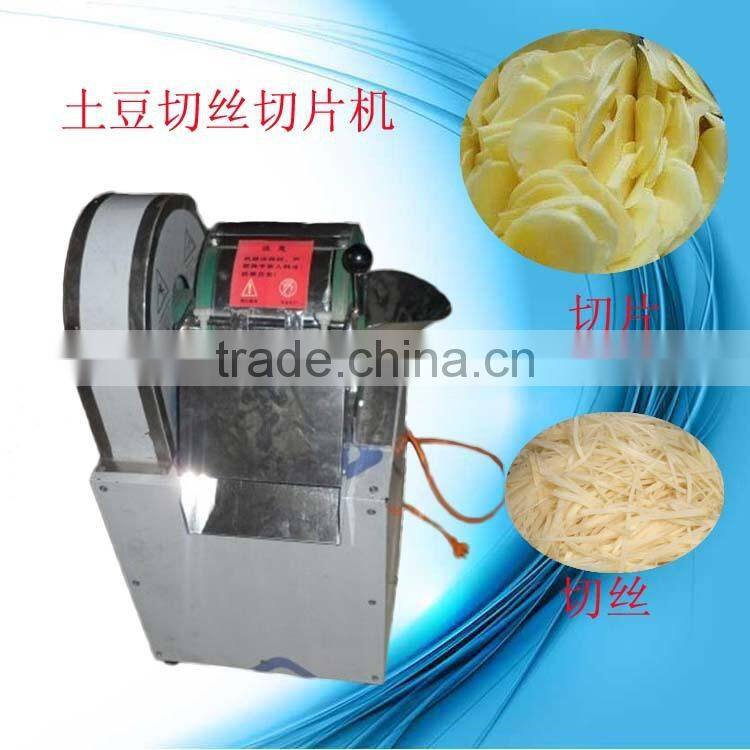 Stainless steel industrial machine for slicing potato and vegetable
