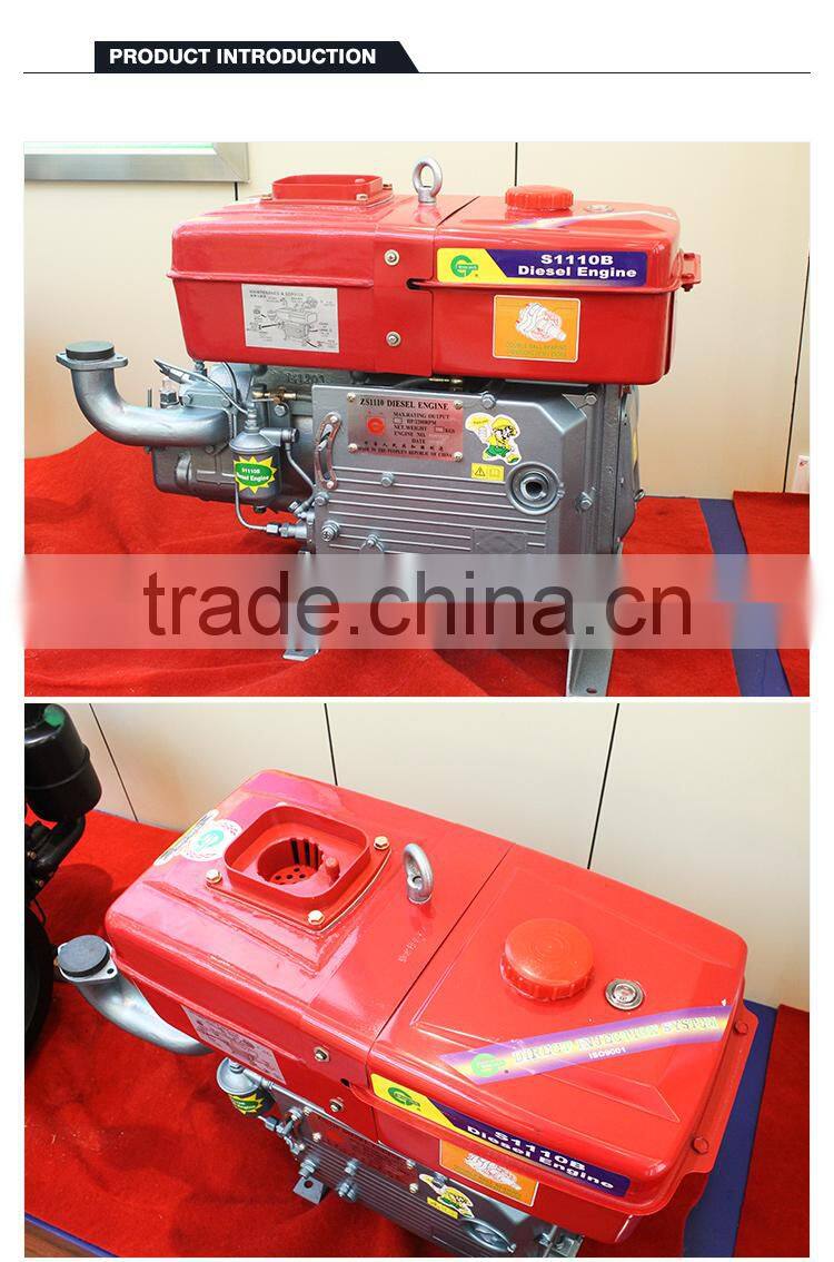 Water-cooled Diesel Engine S1110B CHANGGONG Agricultural Machinery Engine