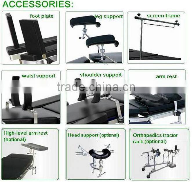 Emergency & Clinics Apparatus hydraulic hospital bed