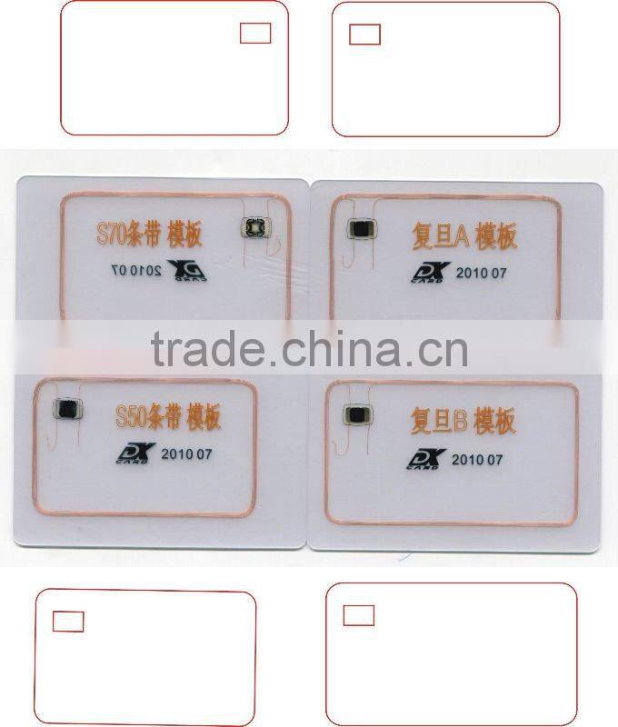 Professional making contact transparent cards