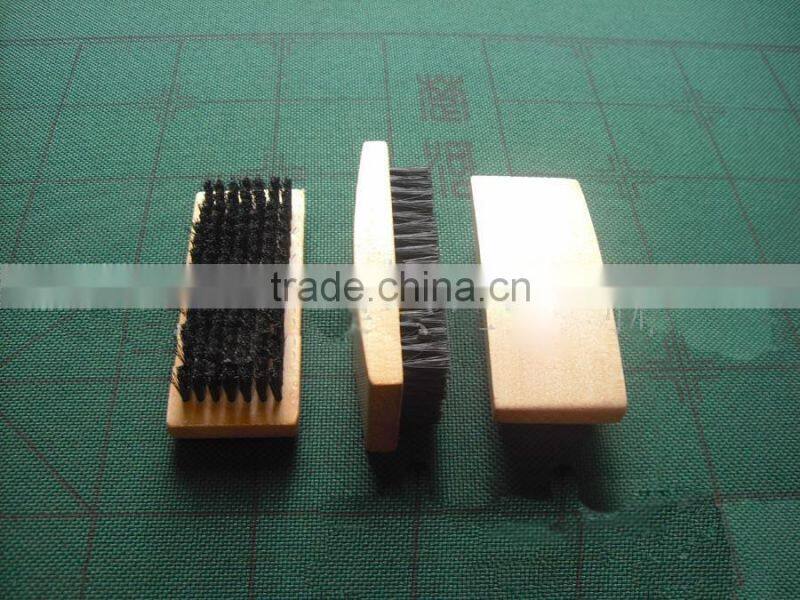 Shoes brushed wooden cleaning brush for shoe handheld wooden shoe brush