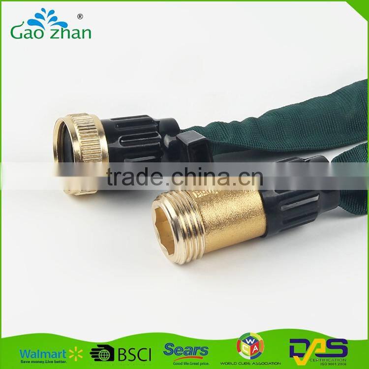 Smooth high quality color double rubber elastic garden water discharge hose