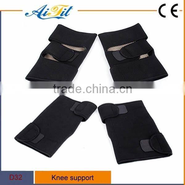 best seller knee support with self heating and adjustable spring support