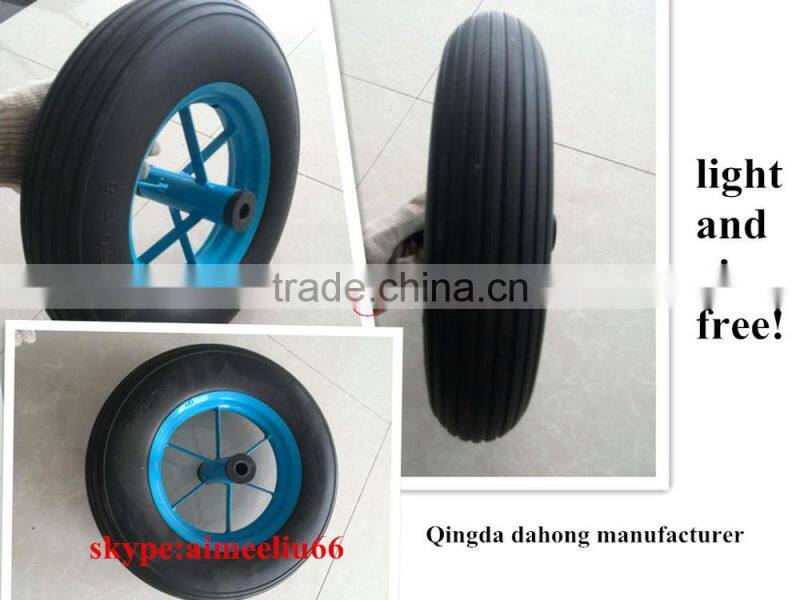 wheelbarrow Semi-hollow rubber wheels
