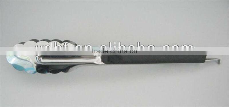 HF 307 food tong in wintersweet shape,good quality kitchen tongs