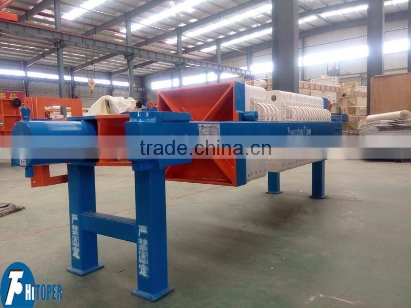 Strength polypropylene filter press, acid sludge used filter press