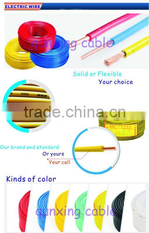 6491X/6491X HR to BS 6004 H05V-U/H07V-U/H07V-R pvc copper wire