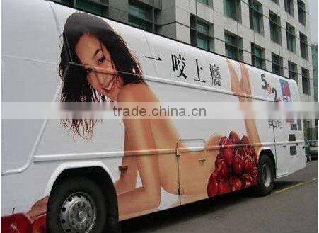 wholesale vinyl advertising bus sticker