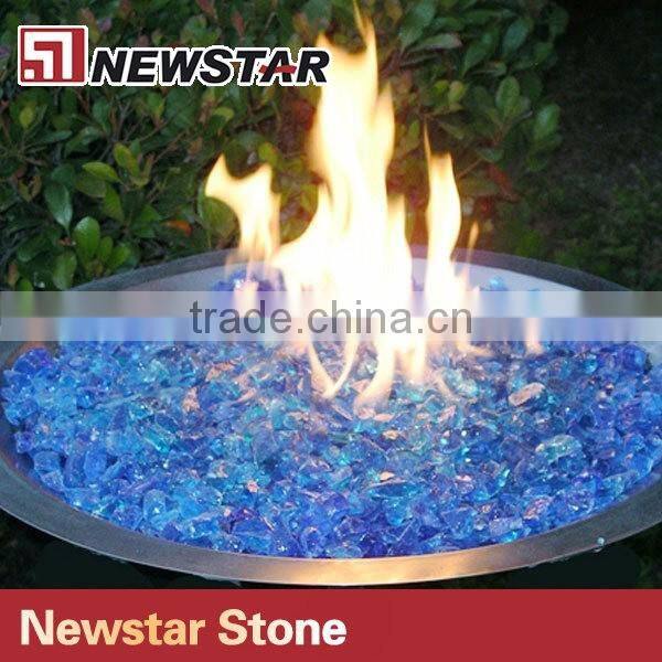 Outdoor decorative garden tumbled glass granule