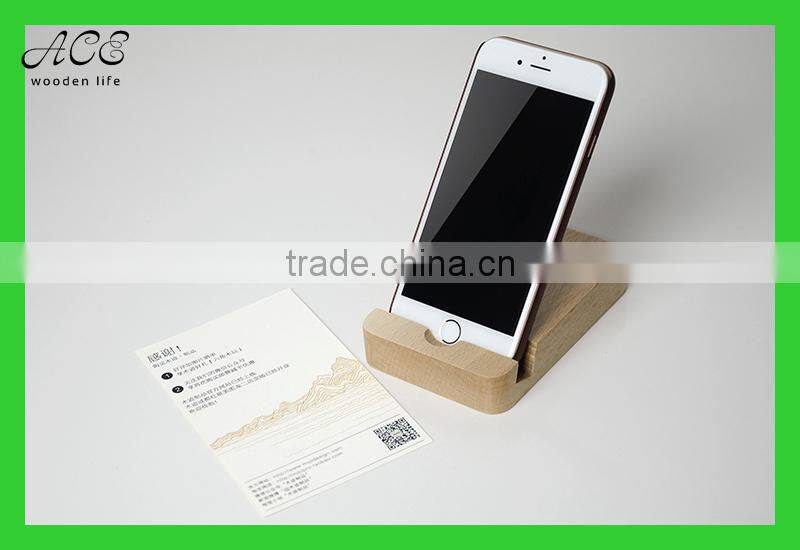 Wooden phone/tablet holder