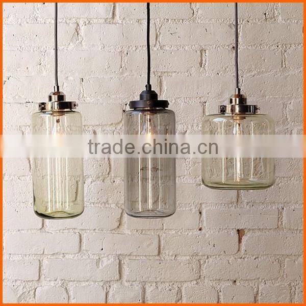 New design hanging glass jar lam