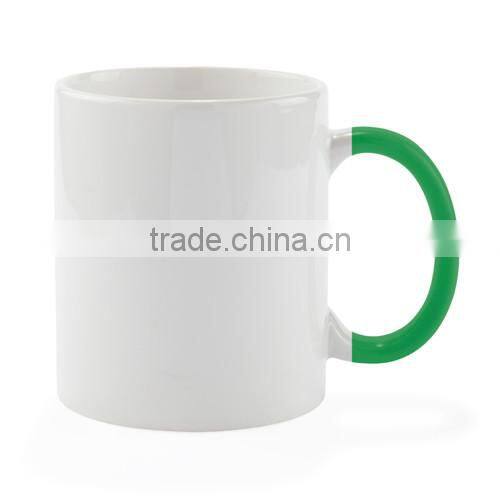 mug 350ml with colorful handle