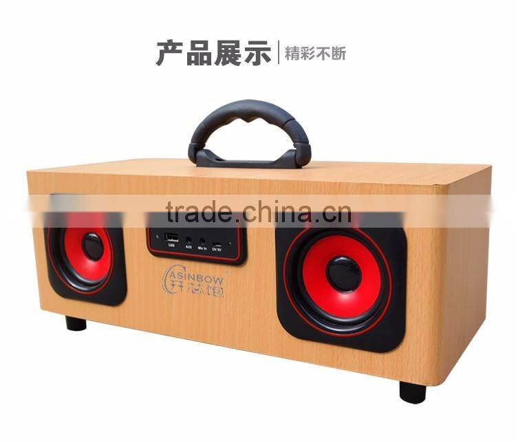 2017 Hot Cube Ratro Loudspeaker, High Fidelity 3D Sound Quality Dual Speaker Stereo Bluetooth Speaker With Microphone TF Card