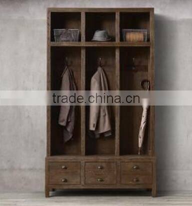 Trade Assurance Most Popular Home Room Used luxury storage teak wood wardrobe furniture
