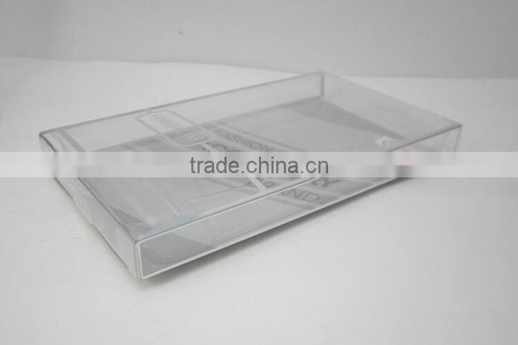 Customized plastic mobile phone case packaging bag, plastic transparent packing box for phone case