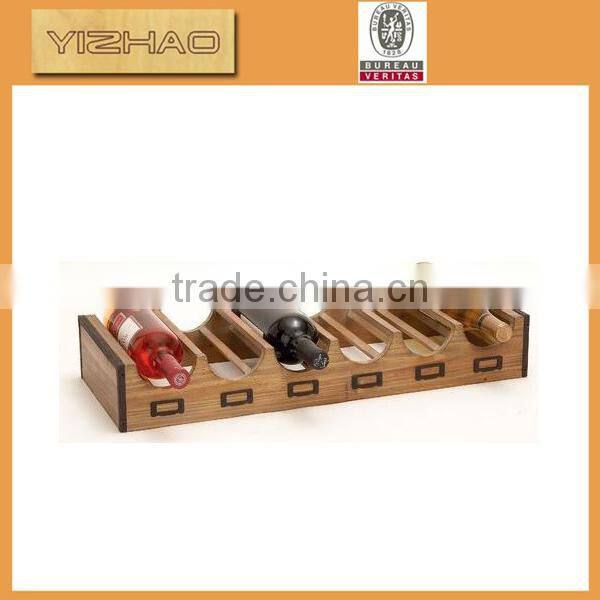 Home wood item wine shelf,wood wine shelf for store..
