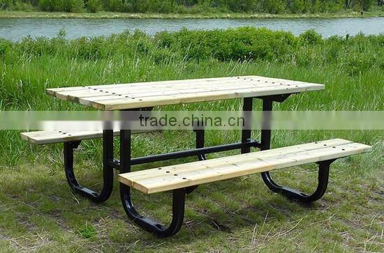 good quality outdoor wooden picnic table top