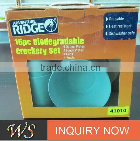 Eco Bamboo Fiber Place Setting