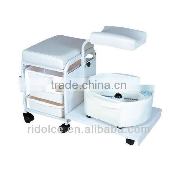 Pedicure trolley with wheels used nail salon equipment TKN-22305