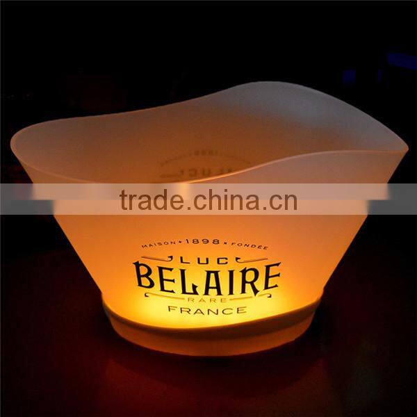 2016 hot sale promotion clear ice bucket brewery