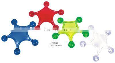 Handheld five star plastic Shape Massager