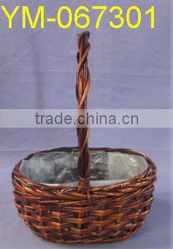Small Willow Flower Basket