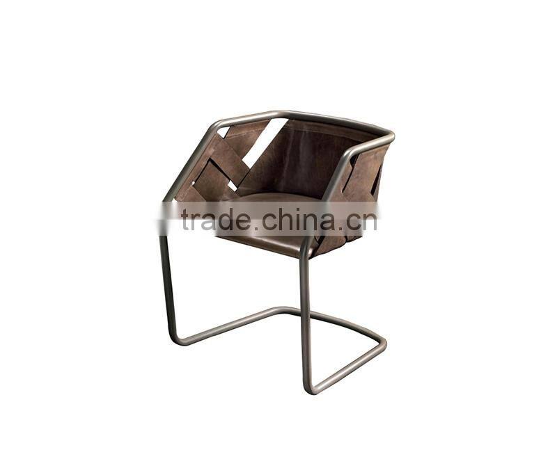 Factory price black color round shape chairs metal frames for office chairs/bar metal chairs