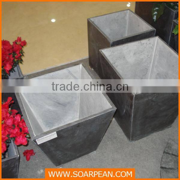 Latest Outdoor Decorative Fiberglass Giant Flower Pot