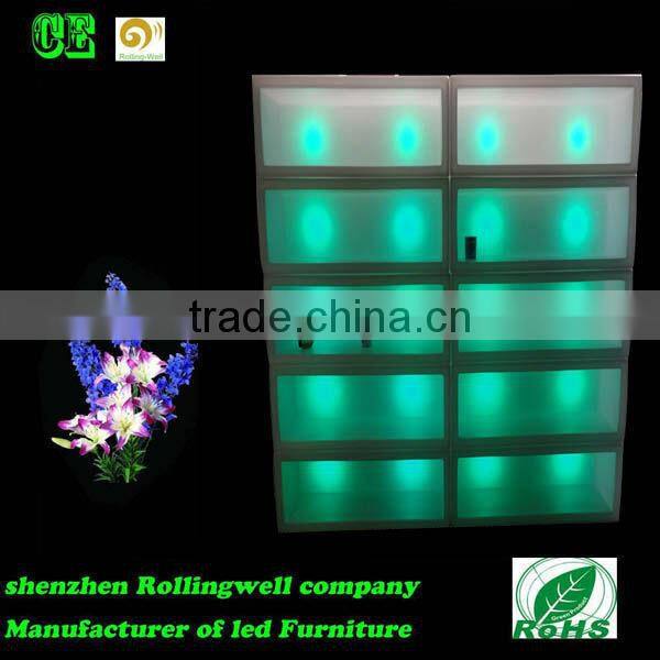 beer storage cabinet wine display carbinet with LED base