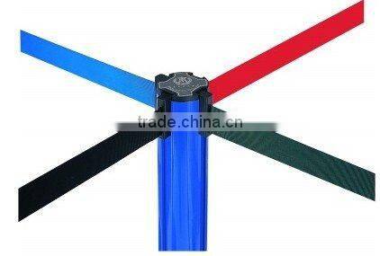 LG-K retractable aluminum queue barrier fence controller