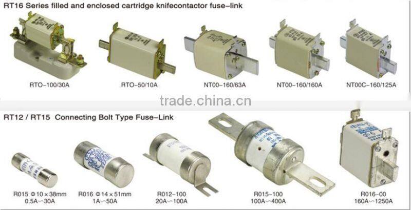 500V electrical hrc cartridge ceramic fuse link