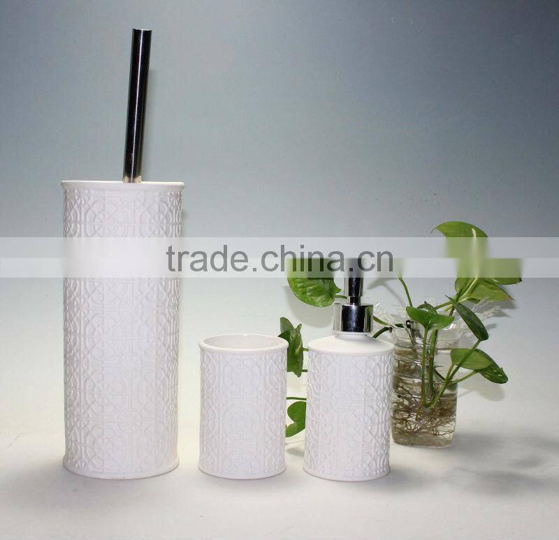Ceramic Toliet Brush Holder Bathroom Accessories