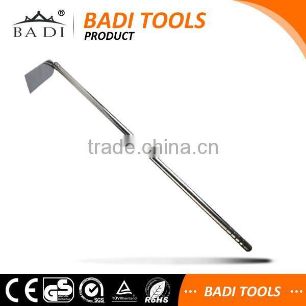 13years garden manufacturer high quality stainless steel hoe with long handle