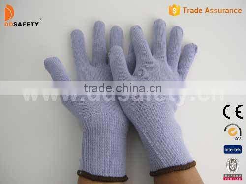 DDSAFETY 2017 10 Gauge Grey Cotton Knitted Luvas De Trabalho Safety Gloves