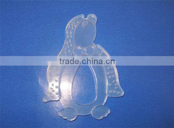 Colorful funny silicone baby teether
