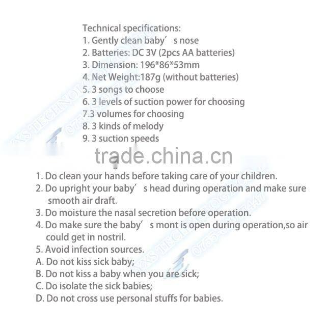 Electric New Born Baby Nose Cleaner Toddler Safety Nasal Aspirator Infant Snot Vacuum Sucker Runny Kids Nose Sucker