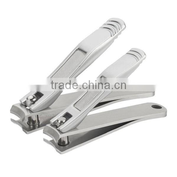 Ivon 2 Piece Nail Clipper Set Shapest Stainless Stell - Fingernail + Toenail Gifts for Women Men