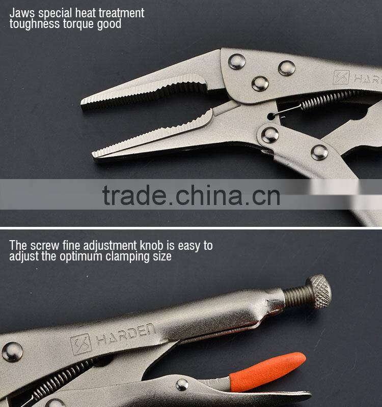 Professional Long Nose Straight Jaw Locking Pliers