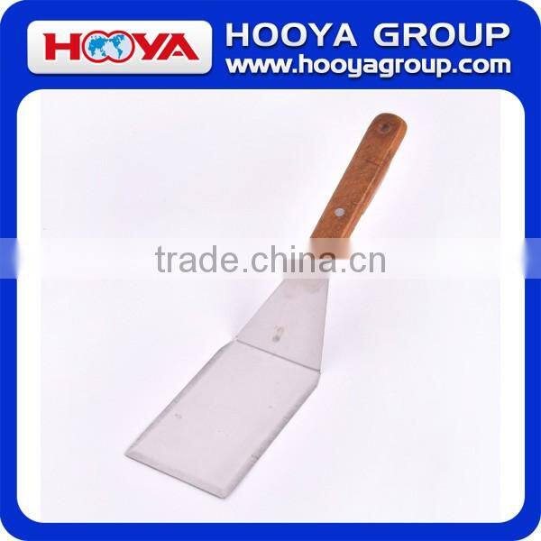 Stainless Steel Pancake Turner with Wood Handle