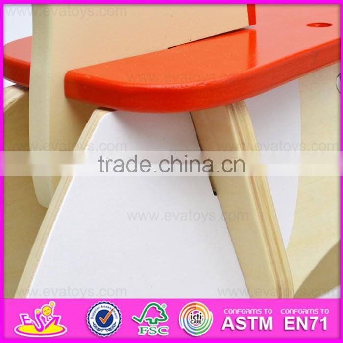 2016 New kids wooden trojan horse,solid wooden trojan horse,fashion wooden trojan horse W16D085