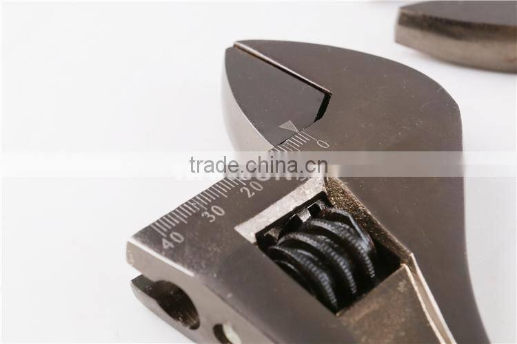 Professional Black Nickel Adjustable Wrench/Spanner