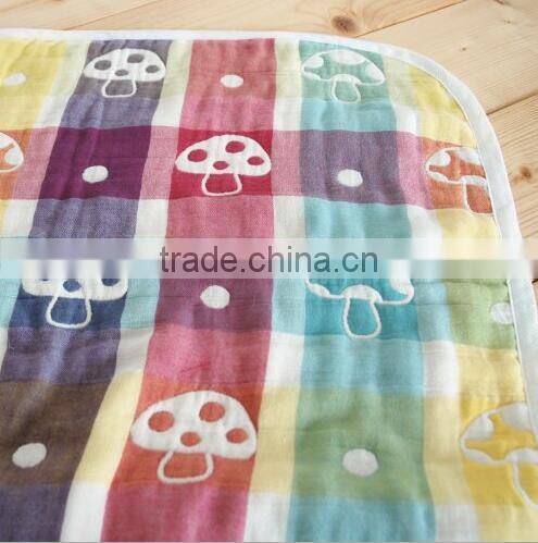 6 layer 100% natural cotton kids Bath towel wholesale kids Bath towel