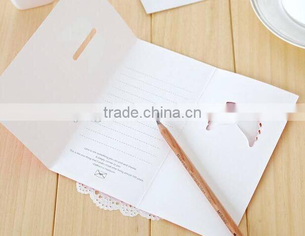4 Colors High Quality Paper Material Happy Birthday Card,Wedding Card, Handmede Greeting Cards