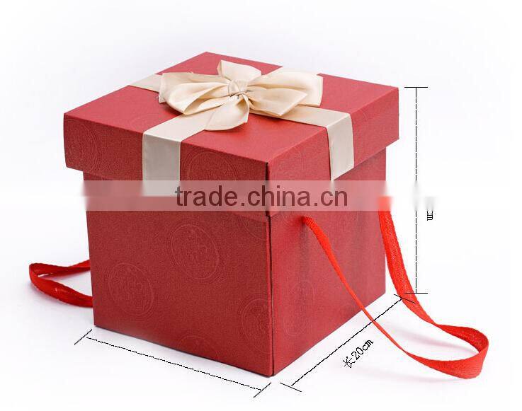 Wedding square gift card box square gift box