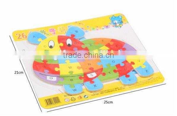 Wooden 26pcs Letter Jigsaw Puzzles For Kids Educational And Learning Toys