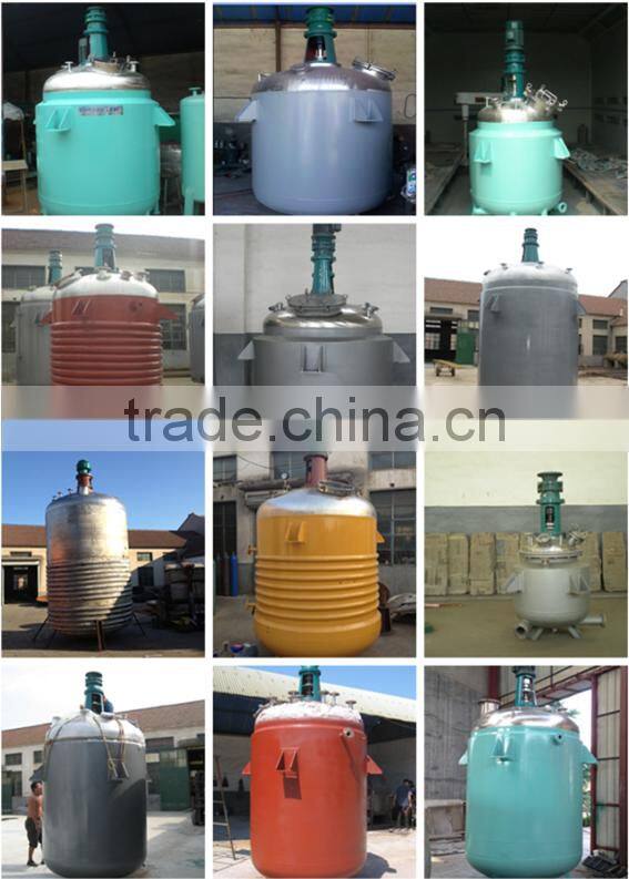 Stainless Steel Chemical Industrial Batch Reactor Stirred Reactor