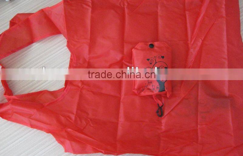Cute reusalbe new promotional folding shopping bag